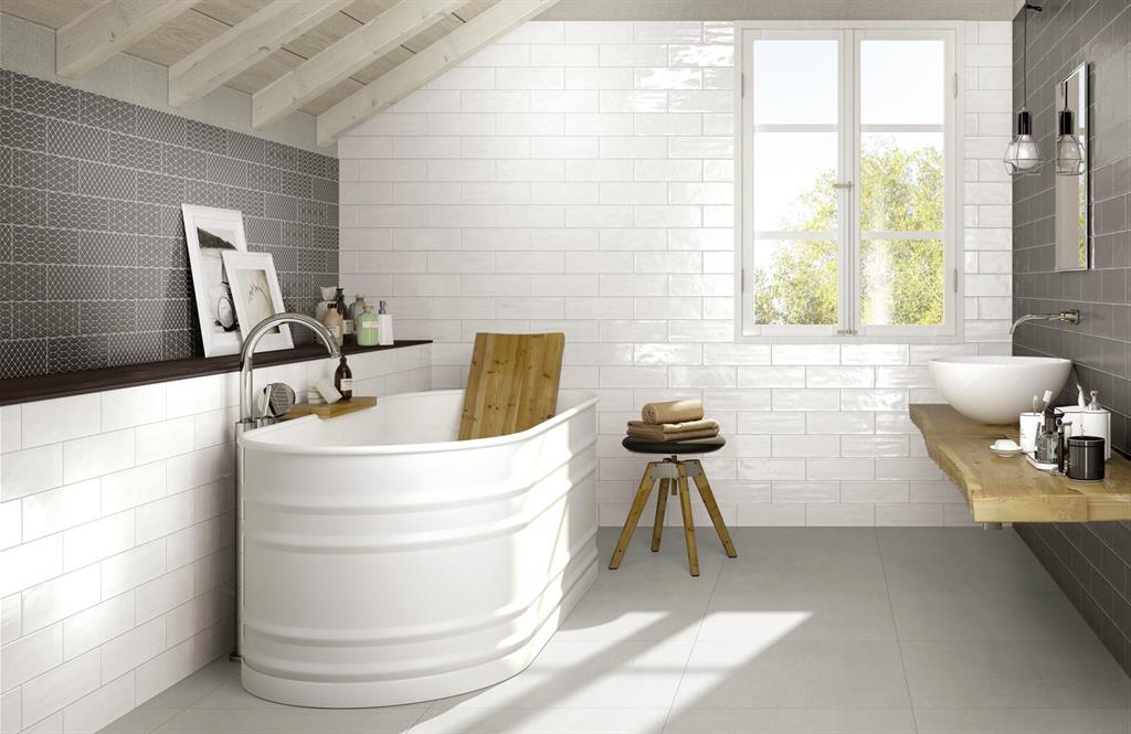 Ceramique Salle De Bain Moderne Murs en céramique blanche brillante Ceramique Salle De Bain Moderne Murs en céramique blanche brillante
