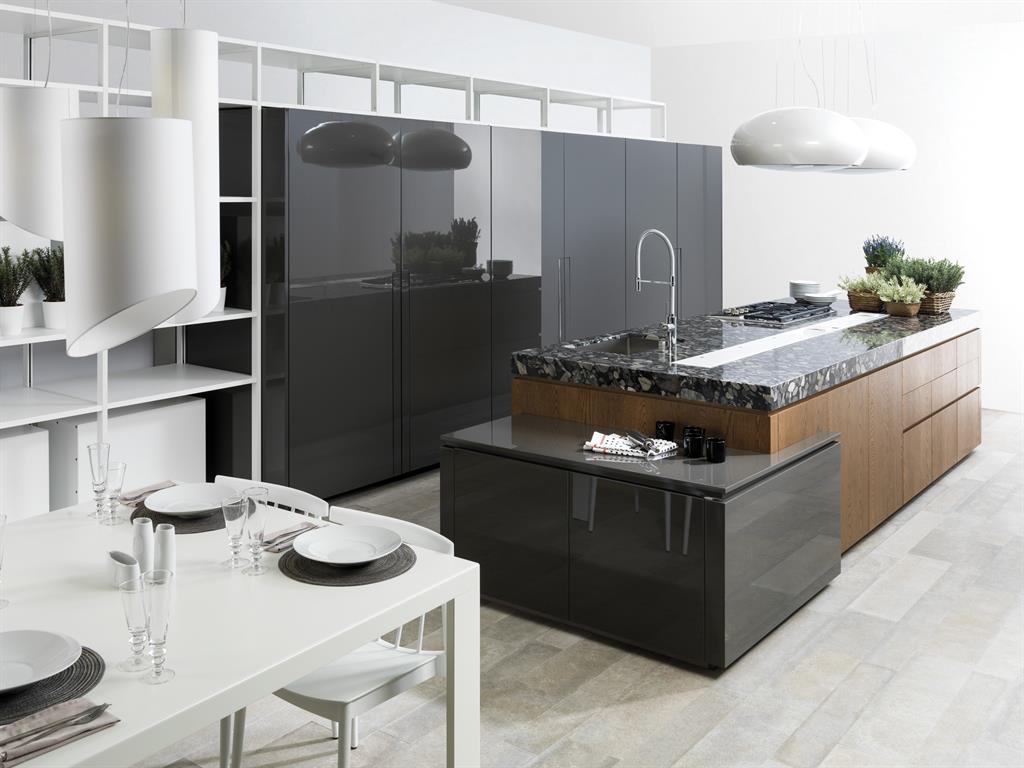 Cuisines gris idée décoration cuisines gris et aménagement domozoom