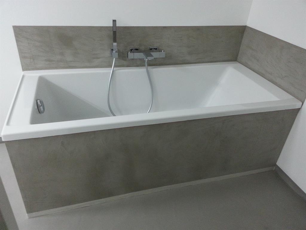 Plan vasque salle de bain beton cire atelier des sols