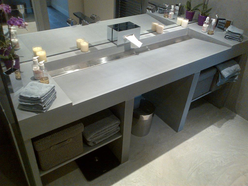 Vasques béton & inox brossé domozoom.com