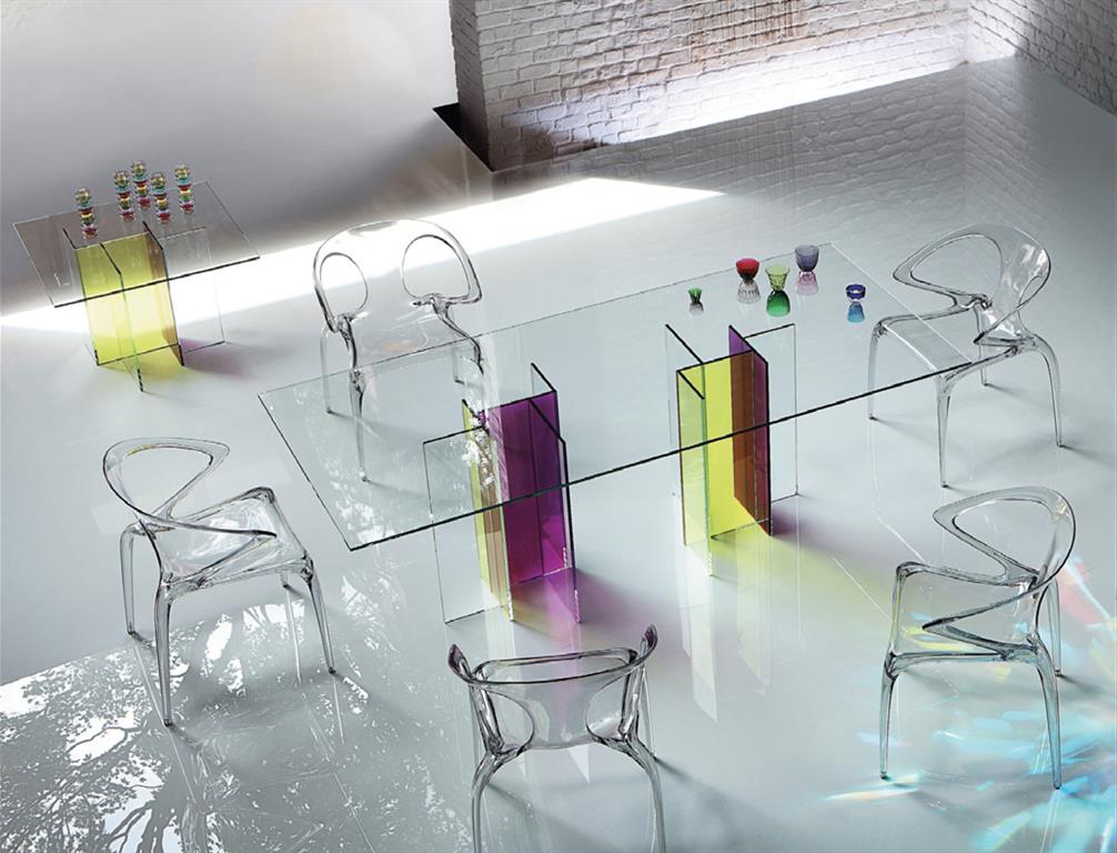table verre design roche bobois