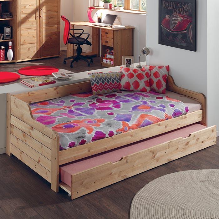 Aménagement d'une chambre d'ado avec lit banquette
